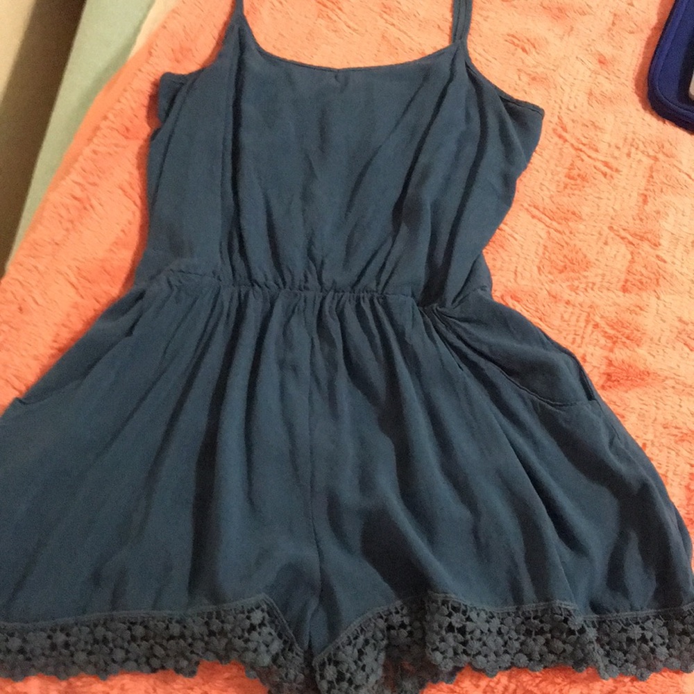 Blue Forever 21 romper